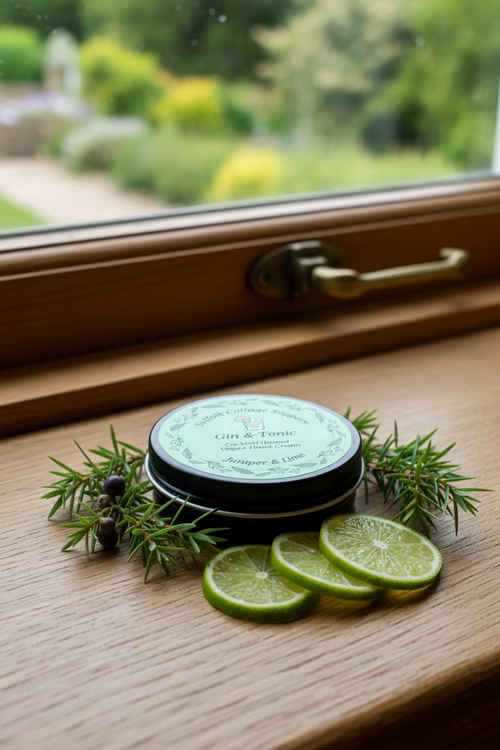 Vegan Cocktail Inspired Hand Cream “Gin & Tonic” with juniper and Lime