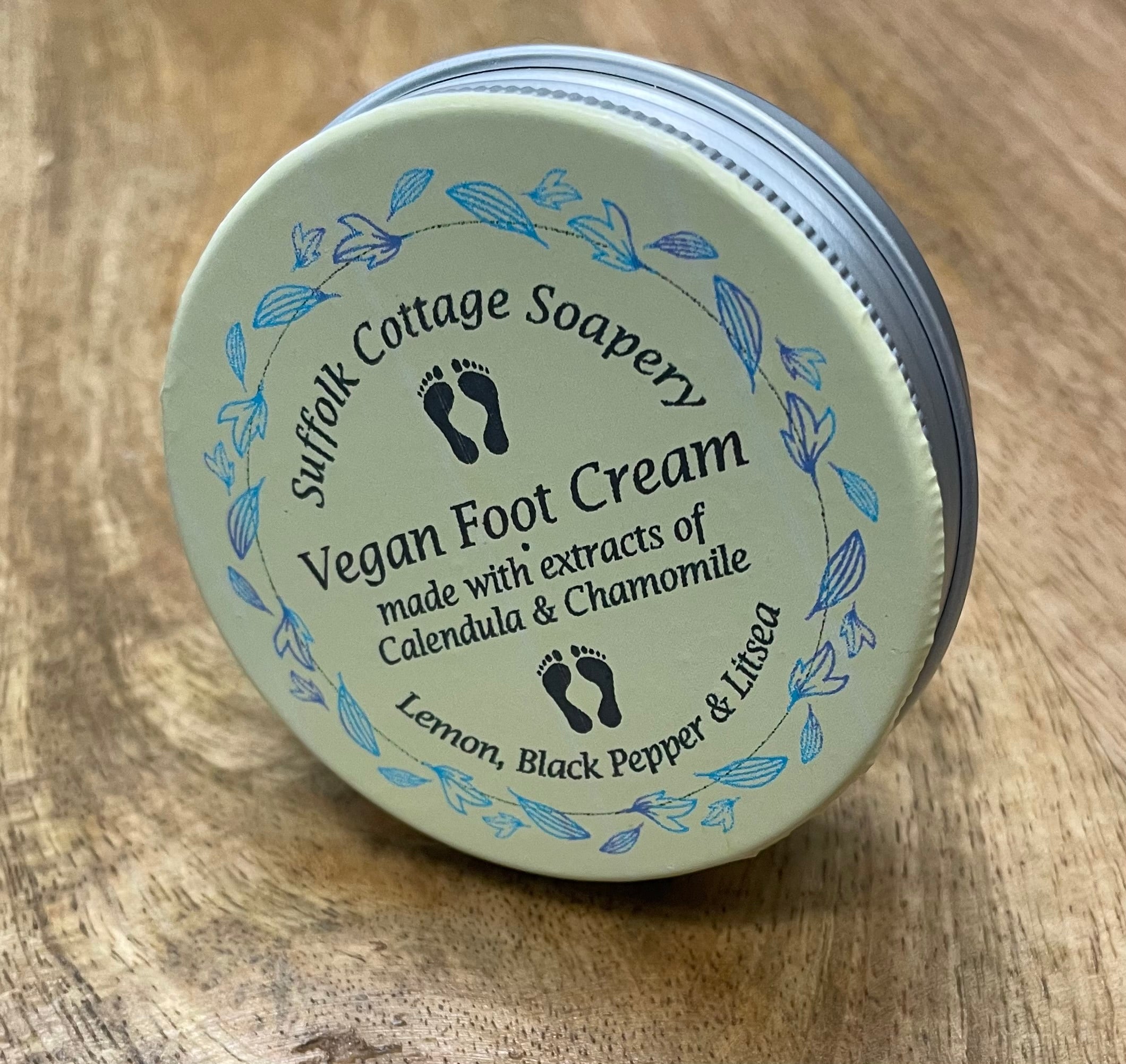 Vegan Lemon, Black Pepper & Litsea Foot Moisturiser