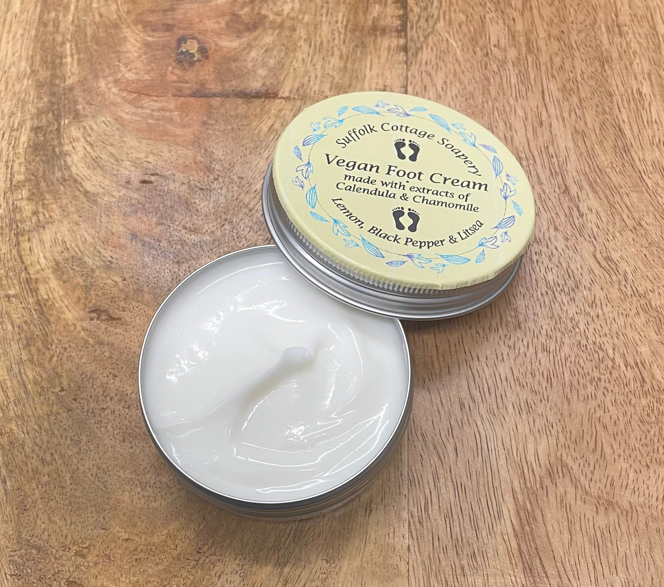 Vegan Lemon, Black Pepper & Litsea Foot Moisturiser
