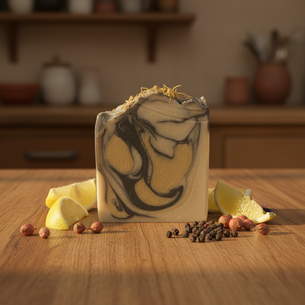 Lemon, Black Pepper & Litsea Soap - Ambient Kitchen