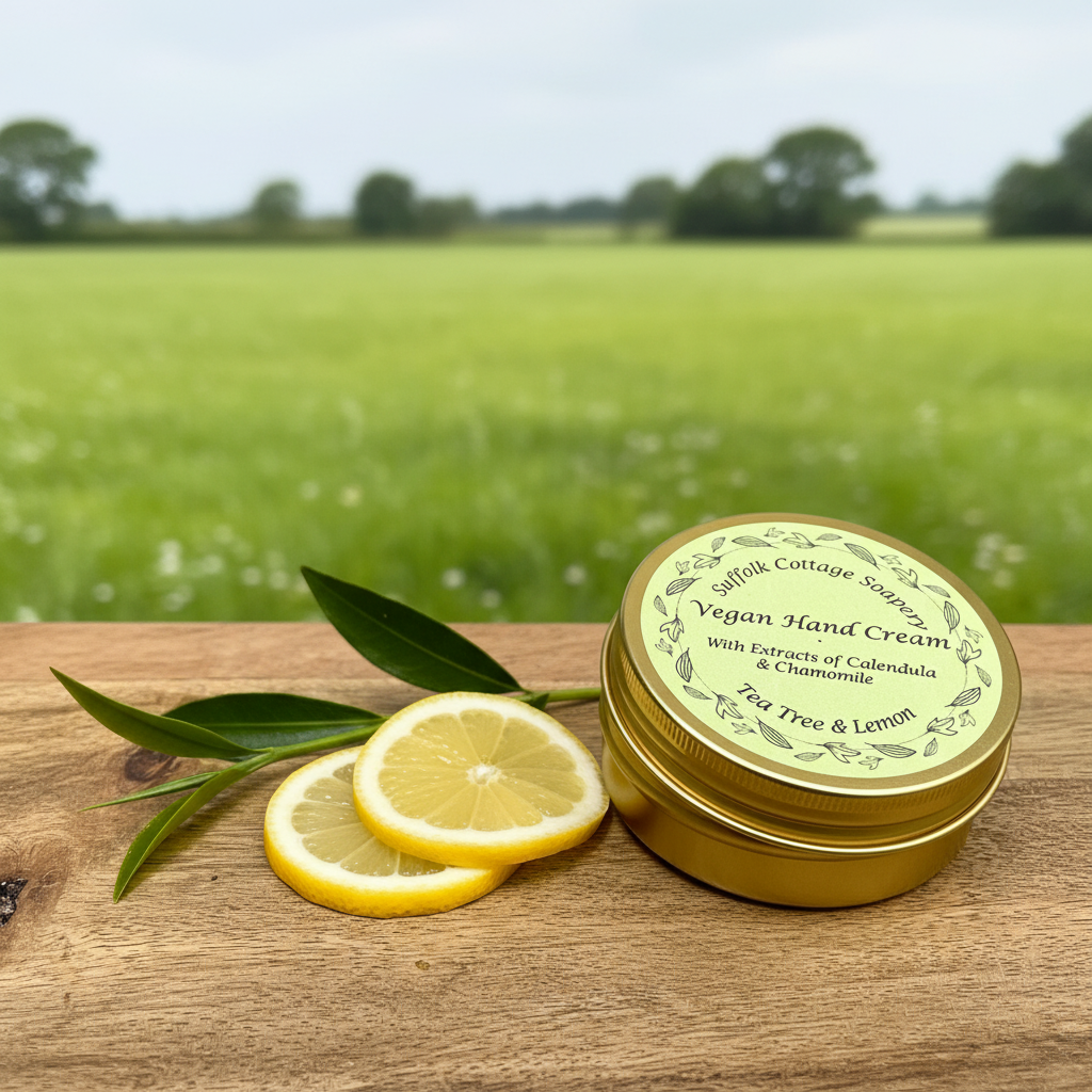 Tea Tree & Lemon Foot Moisturiser - angled view